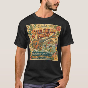 Camisa Vintage Steel Guitar FRIDAY Waikīkī