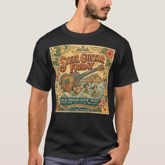 Camisa Vintage Steel Guitar FRIDAY Waikīkī