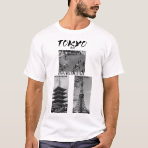 Camisa Vintage Tóquio Japão Roupas de Rua Japone