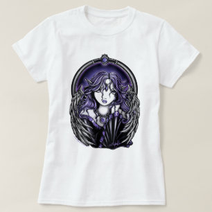 Camisa violeta da noite do anjo-da-guarda