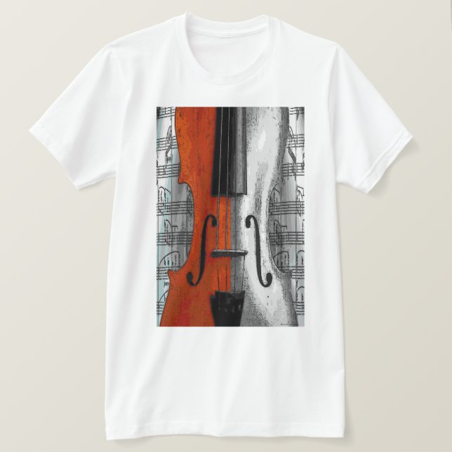 Camisa Violina (Frente do Design)