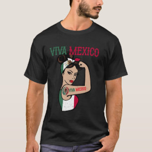 Camisa Viva México Mulheres Independência Mexicana
