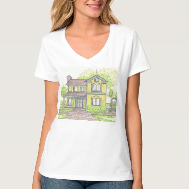 Camisa Vneck FarmHouse (Frente)