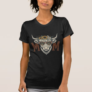 Camisa Western Floral Vintage Mãe Vaca das Terras