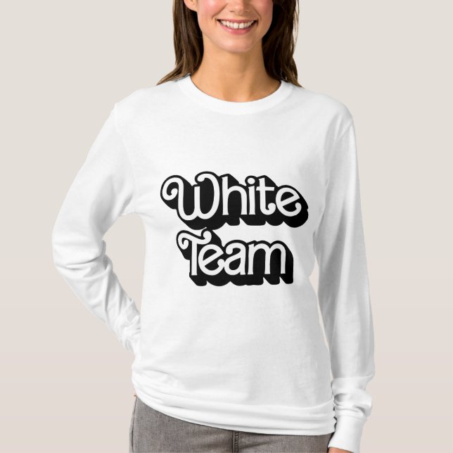 Camisa White Team da Guerra de Cores (Frente)
