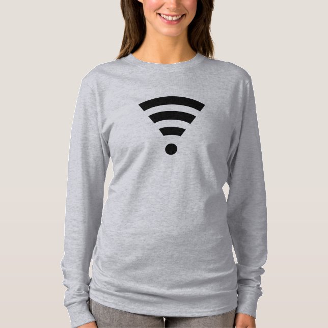 Camisa Wi-Fi - escolha estilo e cor (Frente)