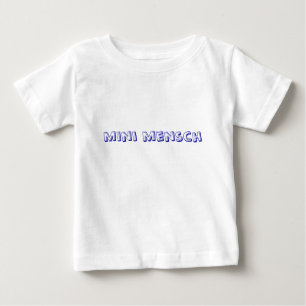 camisa Yiddish do mini mensch t ou