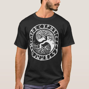 Camisa Yin yang Viking Wotan Norse Mythology