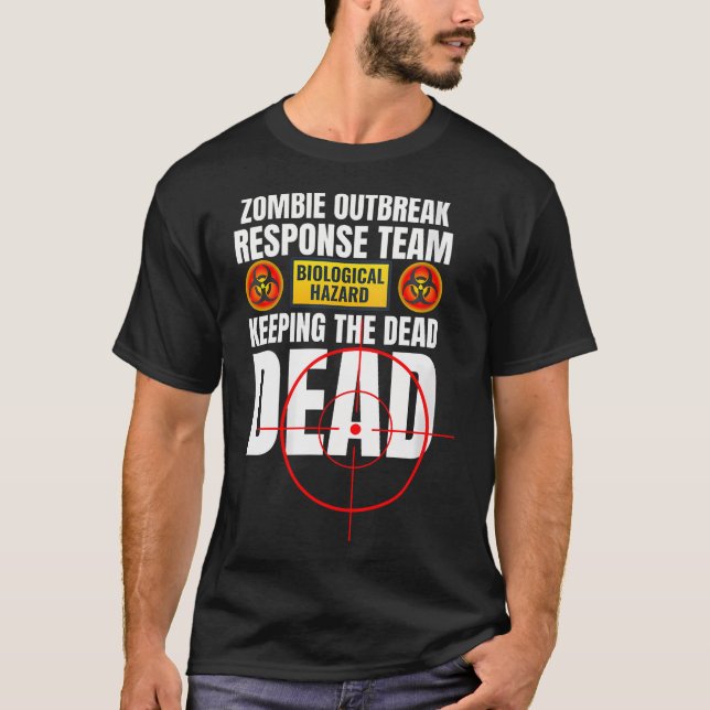 Camisa Zombie Legal Para Homens E Mulheres Zombi (Frente)
