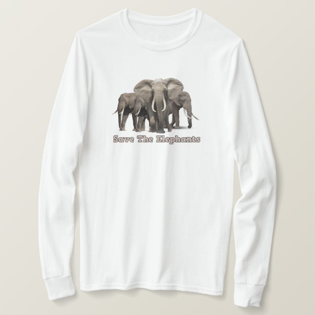 Camisas Afro-Elefantes (Frente do Design)