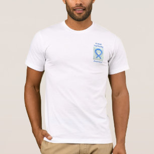 Camisas Anjos da Fita de Sensibilização para o T