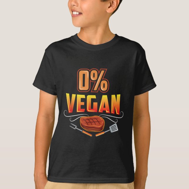 Camisas Anti-Vegan Para Carne E Churrascos De Vega (Frente)