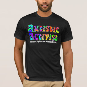 Camisas autísticas do activista (cor)