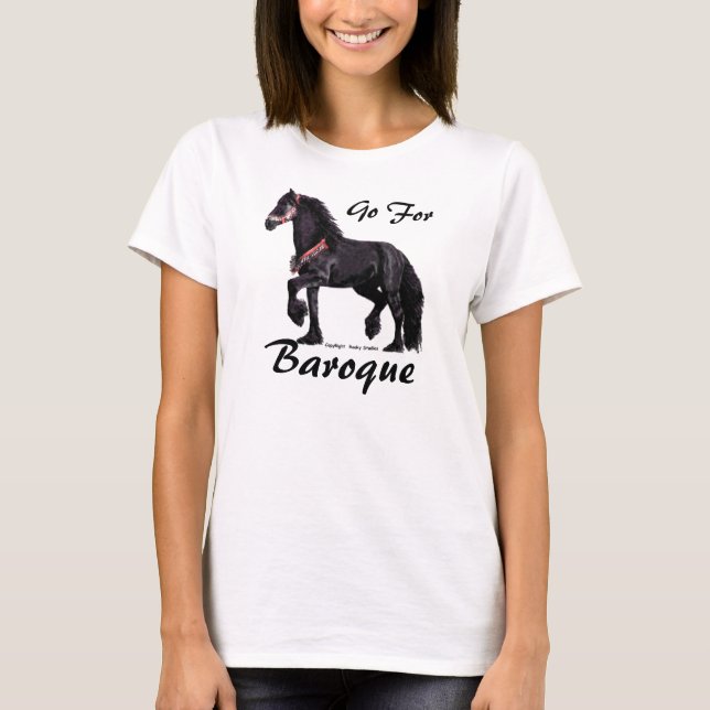 Camisas barrocos do frisão, customizáveis (Frente)
