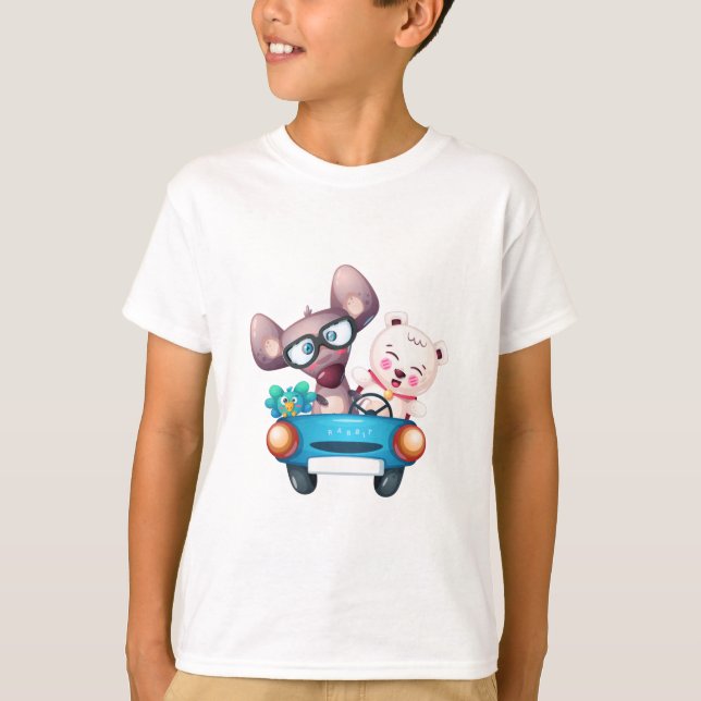 Camisas Básicas Para Crianças: A Peça De Camadas P (Frente)