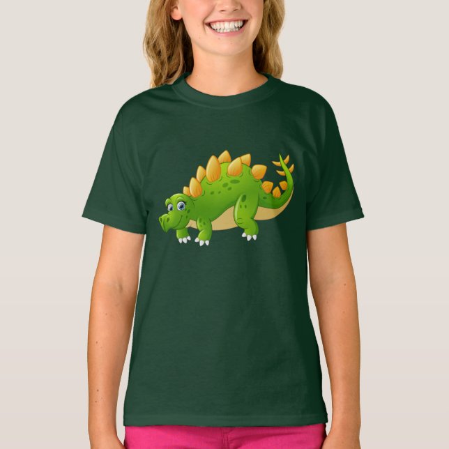 Camisas bonitos & jaquetas do dinossauro (Frente)