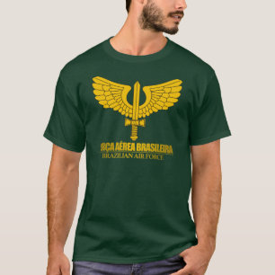Camisas brasileiras do emblema da força aérea