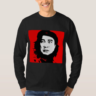 Camisas Chee (com fundo vermelho, logotipo traseir