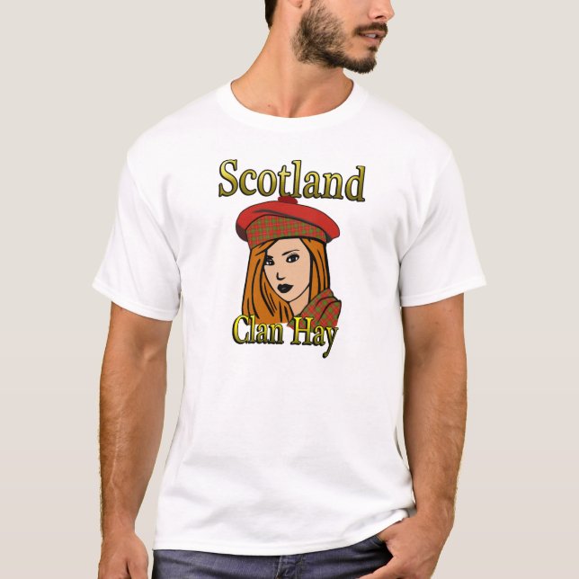 Camisas Clan Hay Tartan Escócia (Frente)
