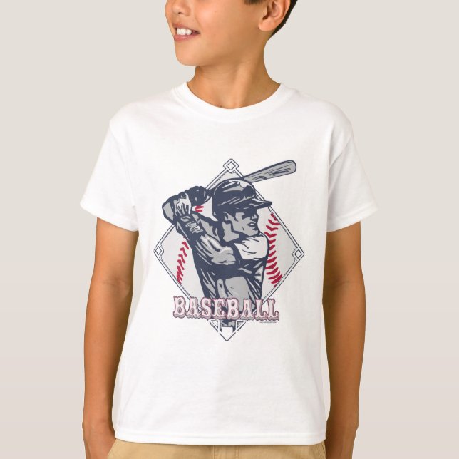 Camisas com beisebol retrô e itens com presentes (Frente)