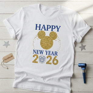 Camisas Combinando Família Ano Novo Disney 2026