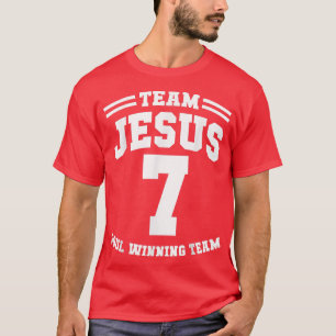 Camisas cristãs Equipe Jesus T camisa Natal