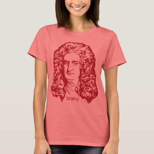 Camisas customizáveis do senhor Isaac Newton (Frente)
