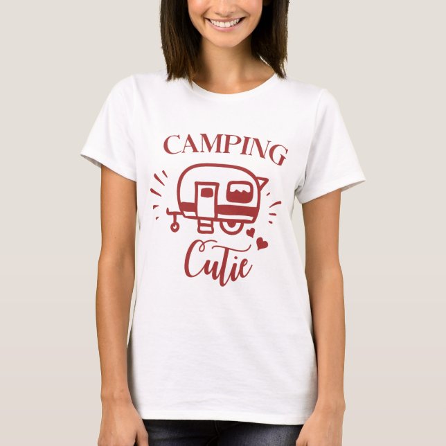 Camisas Cutie de Acampamento (Frente)
