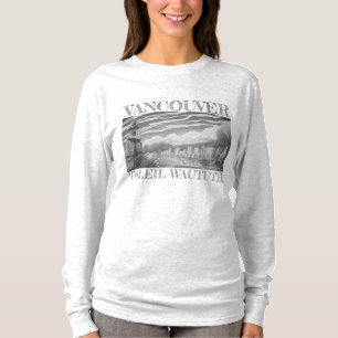 Camisas da arte de Vancôver do t-shirt da