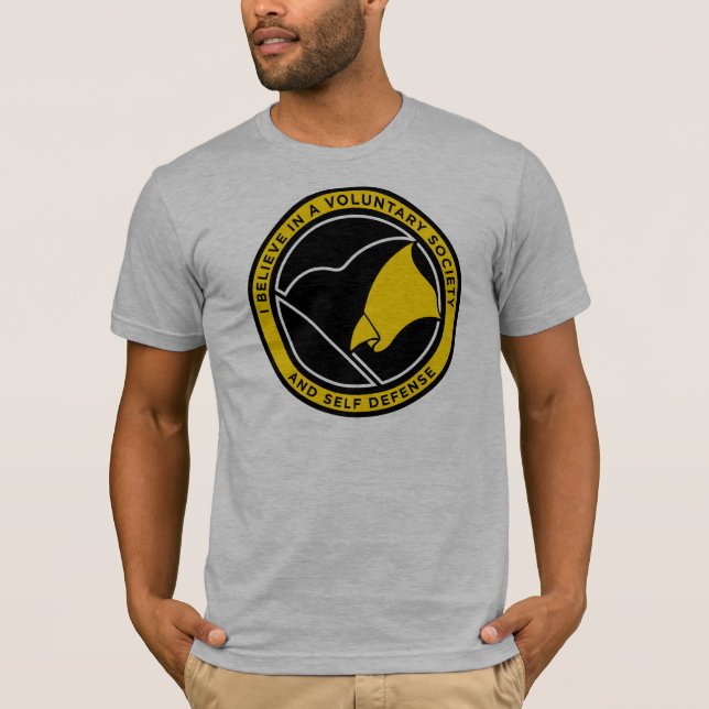 Camisas da bandeira de AnCap (Frente)