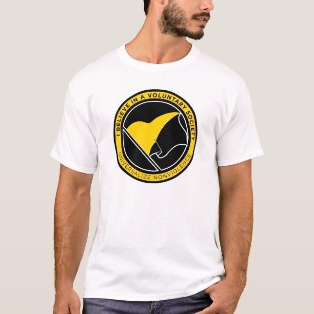 Camisas da bandeira de AnCap (Frente)