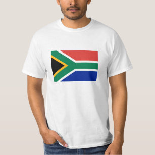 Camisas da bandeira T de África do Sul