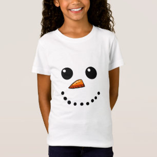 Camisas da cara do boneco de neve