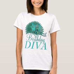 Camisas da diva do aniversário de 30 anos