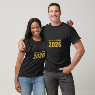 Camisas da Equipe da Festa de Ano Novo 2026