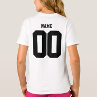Camisas da família personalizadas, garotas de nome