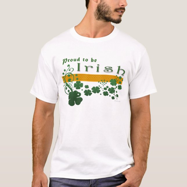Camisas da Frente do Orgulho Irlandês Apenas (Frente)
