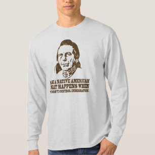 Camisas da imigração do nativo americano