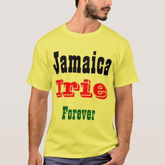 Camisas da íris para sempre da Jamaica (Frente)