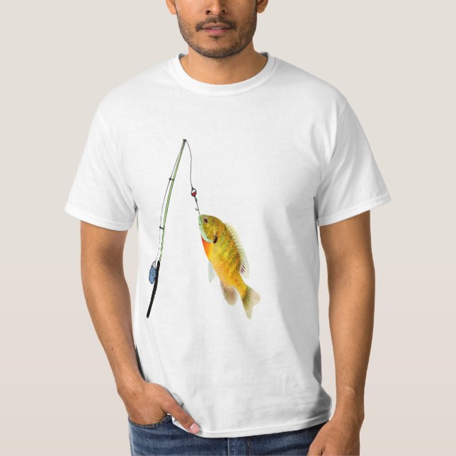 camisas da pesca t para os homens engraçados (Frente)