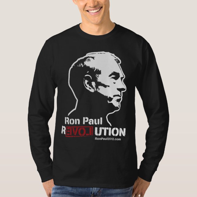 Camisas da revolução de Ron Paul (Frente)