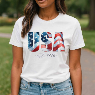 Camisas de 4 de Julho para Senhoras