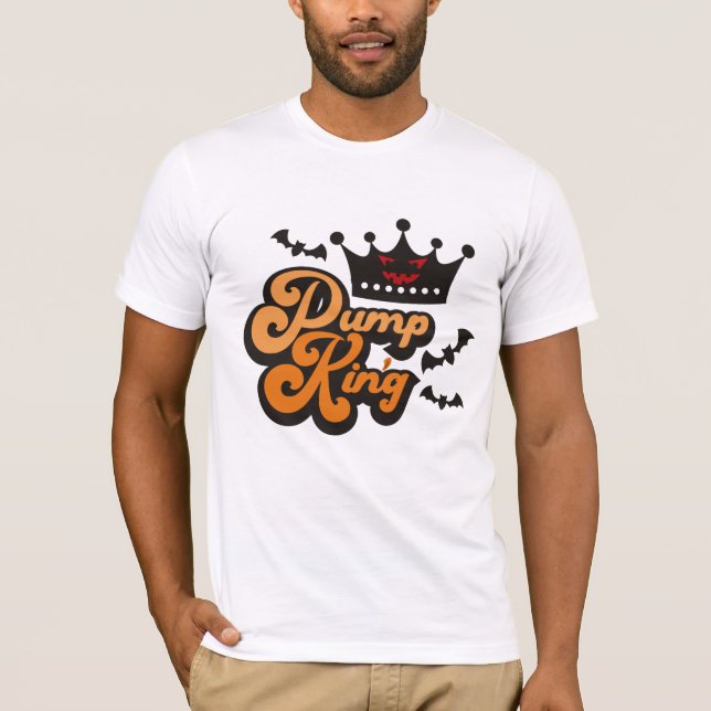 Camisas De Abóbora De Camisa De Halloween Para Adu (Frente)