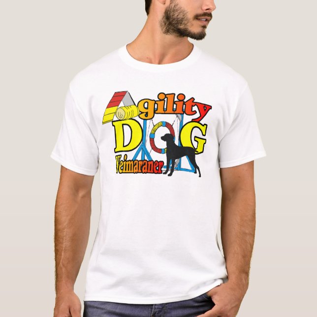 Camisas de Agilidade do Weimaraner Ofertas (Frente)
