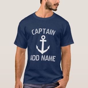 Camisas de âncora de marinho personalizadas para o