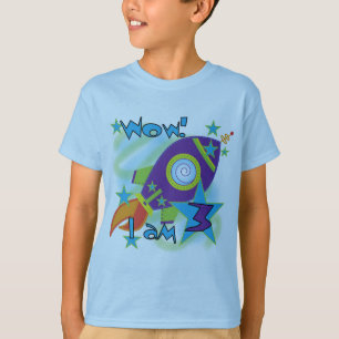 Camisas de aniversário de 3 anos para navios de fo