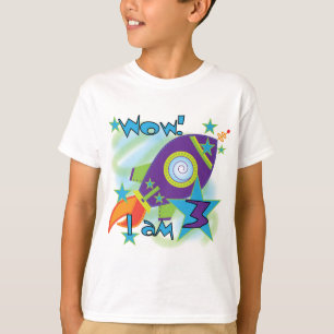 Camisas de aniversário de 3 anos para navios de fo