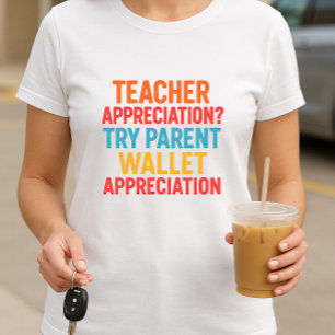 Camisas De Apreciação Da Carteira Pai, Professor E