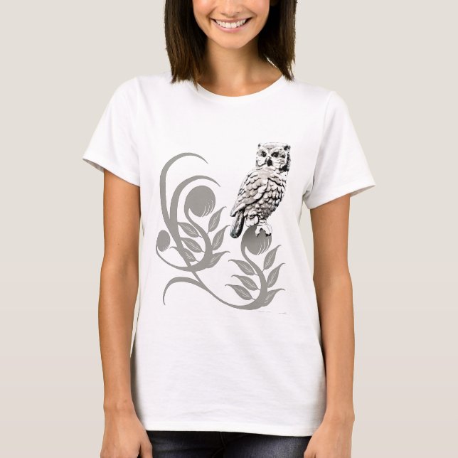 Camisas De Arte Gráficas De Coruja (Frente)