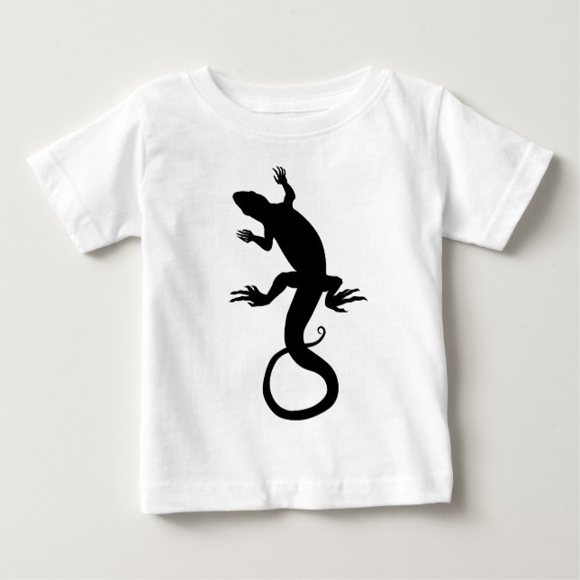 Camisas De Arte Lizard Baby T Shirt Cute (Frente)